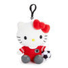 Hello Kitty Soccer Mascot Clip (Activities Series) Plush NAKAJIMA CORPORATION