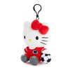 Hello Kitty Soccer Mascot Clip (Activities Series) Plush NAKAJIMA CORPORATION
