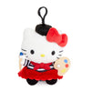 Hello Kitty Art Mascot Clip (Activities Series) Plush NAKAJIMA CORPORATION