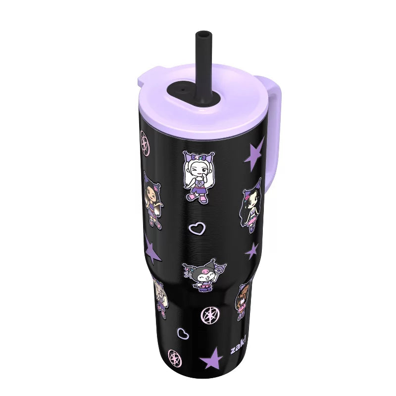 Kuromi x KATSEYE Sutton Insulated 30oz Tumbler (Black) Travel ZAK DESIGNS