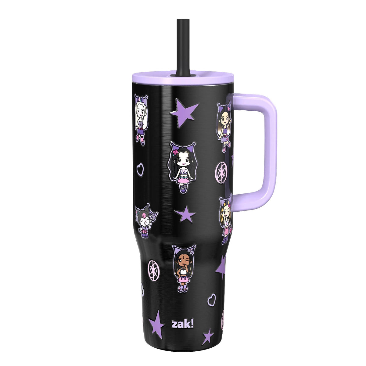 Kuromi x KATSEYE Sutton Insulated 30oz Tumbler (Black) Travel ZAK DESIGNS