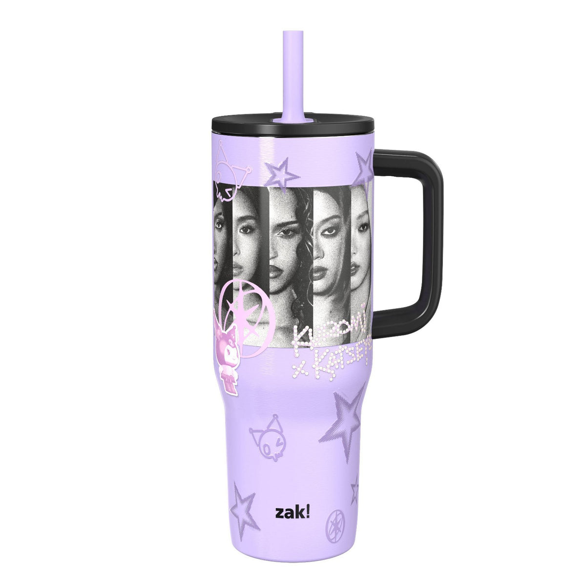 Kuromi x KATSEYE Sutton Insulated 30oz Tumbler (Purple) Travel ZAK DESIGNS
