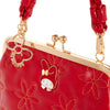 My Melody 2-Way Quilted Kiss Knob Handbag Bags Global Original