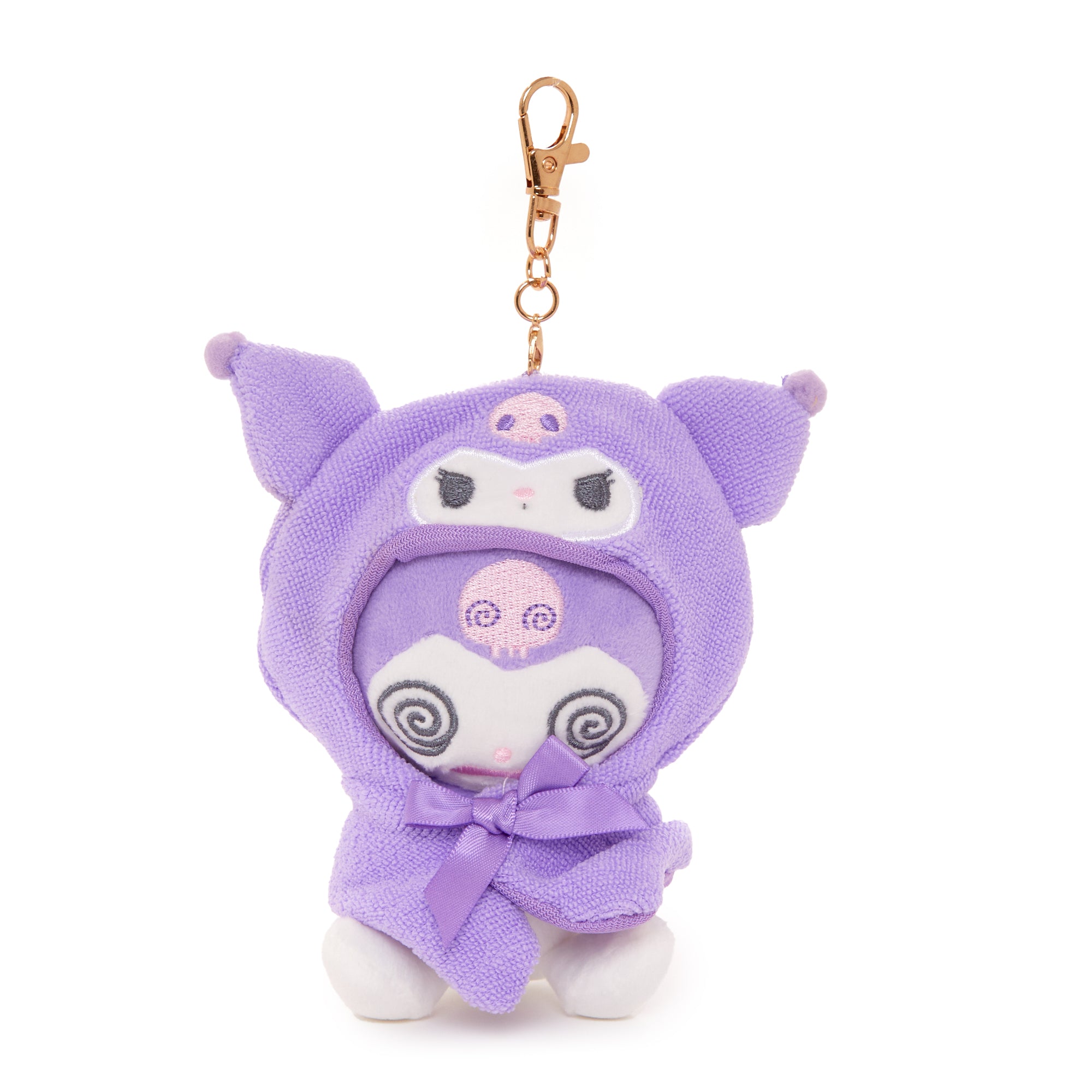 フンミー Kuromi Plush Mascot Keychain (Frightened Series)