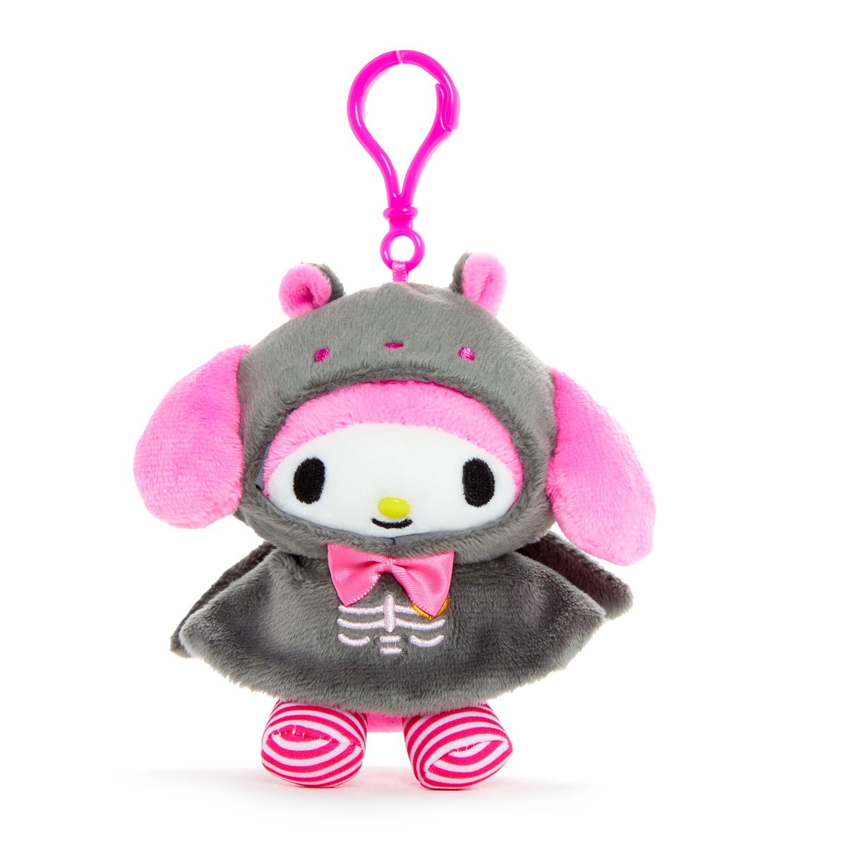 My Melody Plush Mascot Clip (Spooky Bat Series) Accessory NAKAJIMA CORPORATION