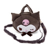 Kuromi 2-Way Plush Crossbody Bag (Wink Series) Bags Global Original