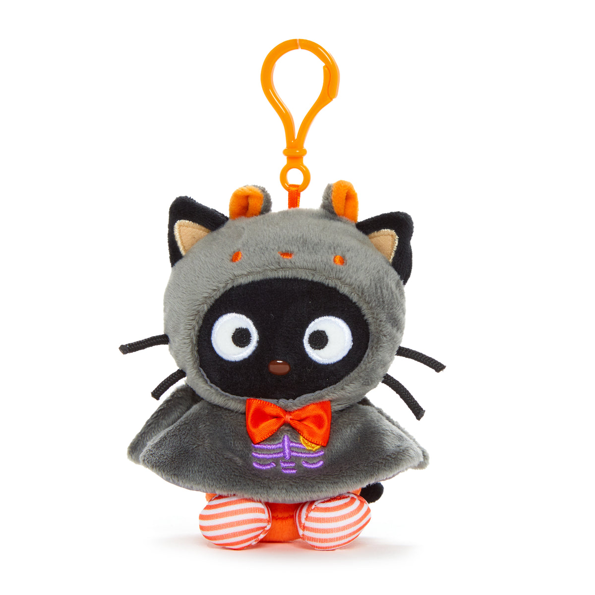 Chococat Plush Mascot Clip (Spooky Bat Series) Accessory NAKAJIMA CORPORATION