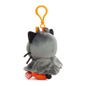 Chococat Plush Mascot Clip (Spooky Bat Series) Accessory NAKAJIMA CORPORATION