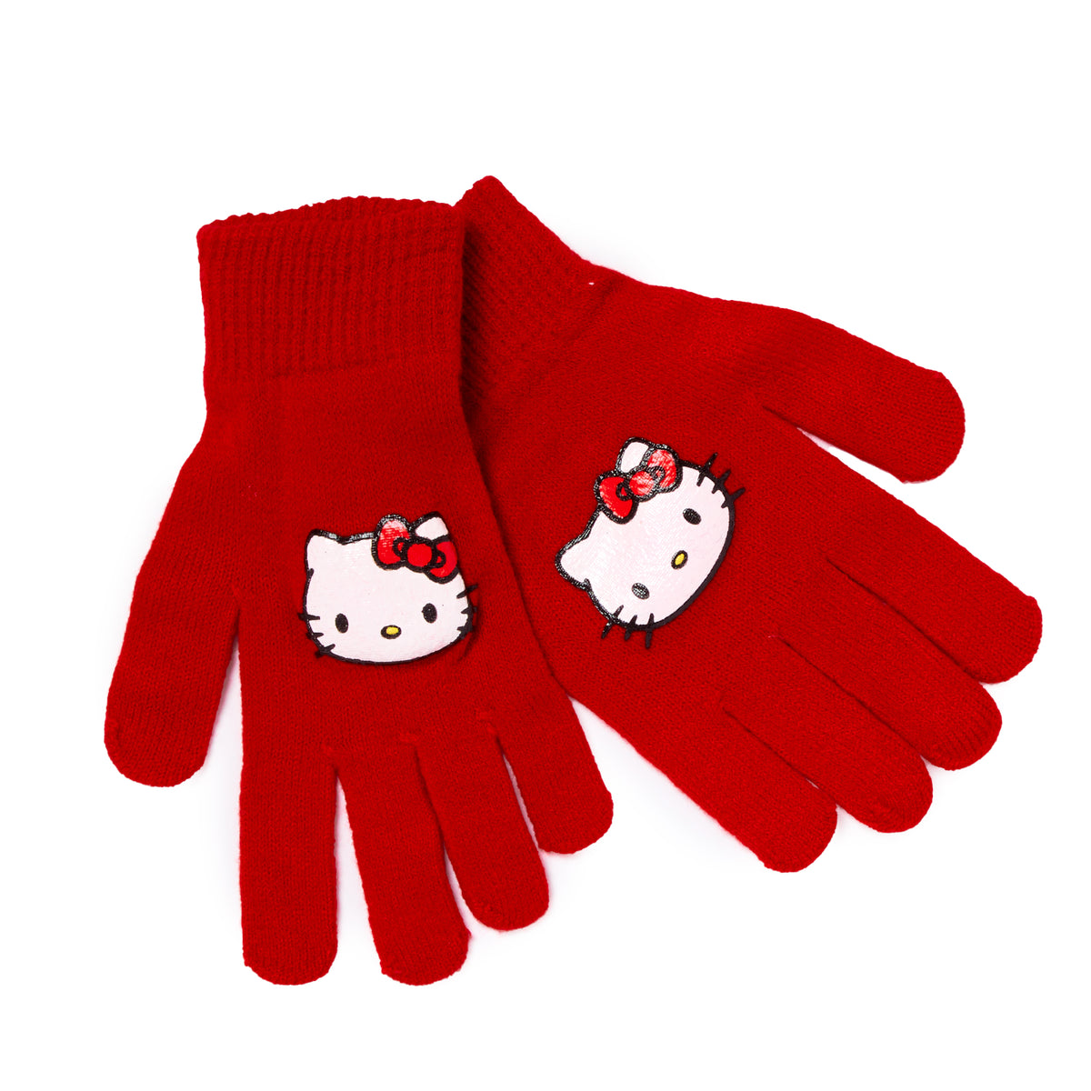 Hello Kitty Kids 2-Pc Earmuff Gloves Set (Red)