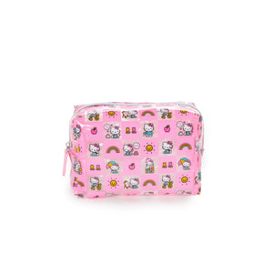 Hello Kitty x FUL Rectangular Clear Cosmetic Bag (Pink Check)