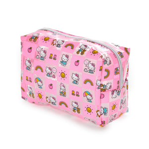 Hello Kitty x FUL Rectangular Clear Cosmetic Bag (Pink Check)