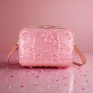 Hello Kitty x FUL Pink Molded Carry-On Train Case Travel Ful Luggage