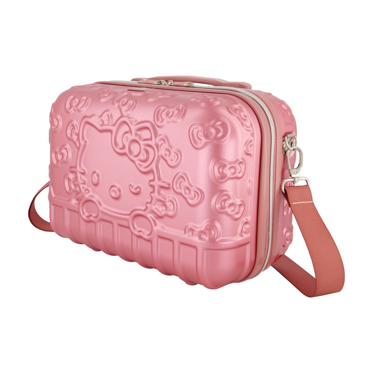 Hello Kitty x FUL Pink Molded Carry-On Train Case Travel Ful Luggage