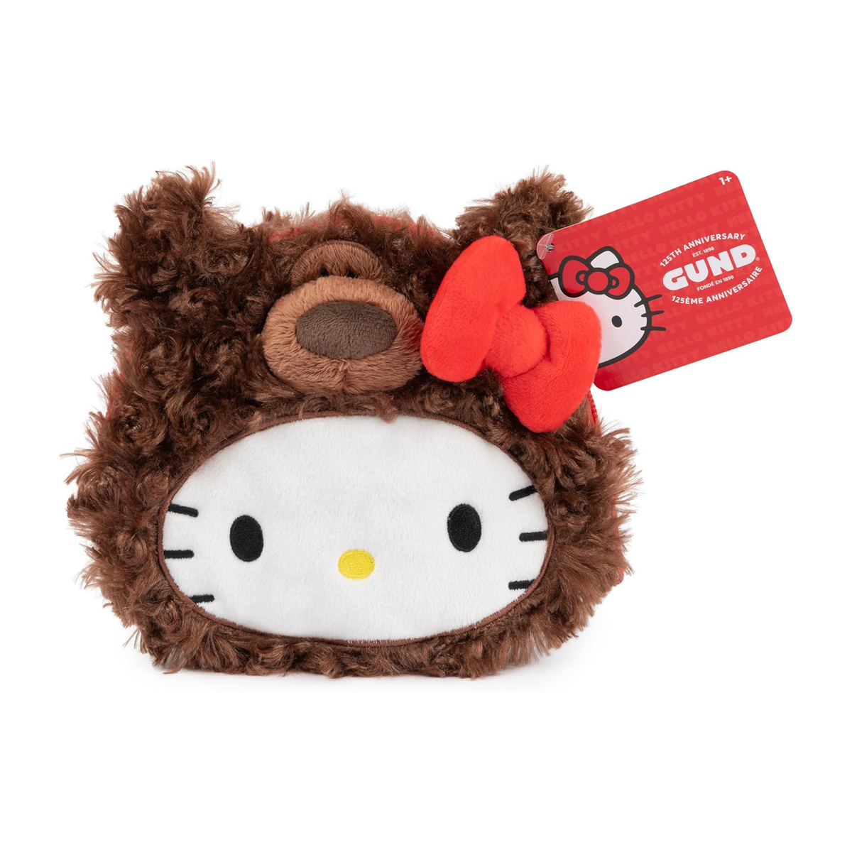 Hello Kitty x GUND Mini Zipper Pouch (Philbin Teddy Bear) Bags Gund Spin Master