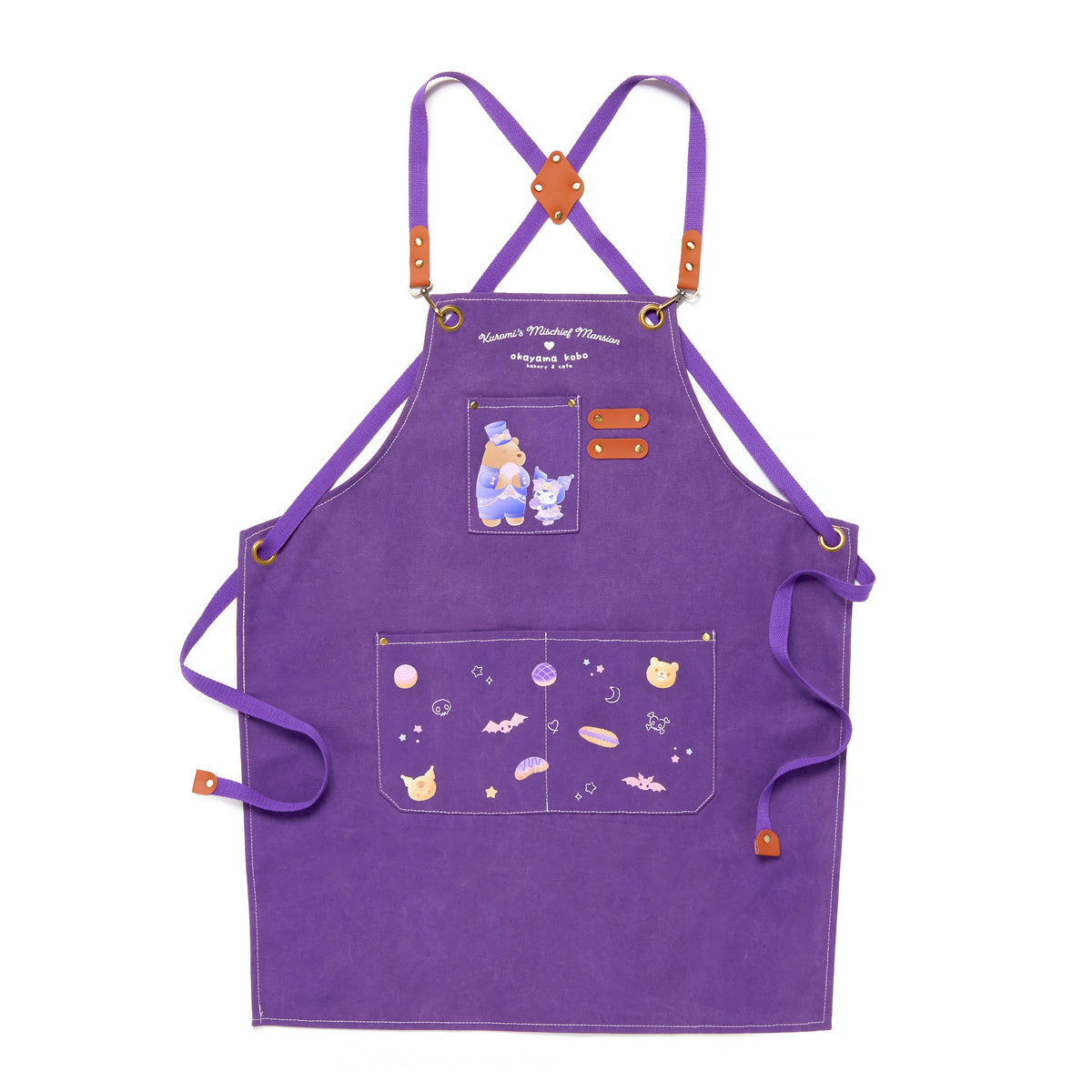 Kuromi x Okayama Kobo Apron (Mischief Mansion) Home Goods Okayama Kobo