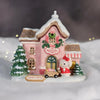 Hello Kitty's Merry Book Nook Ceramic Candle House Home Goods Blue Sky Clayworks