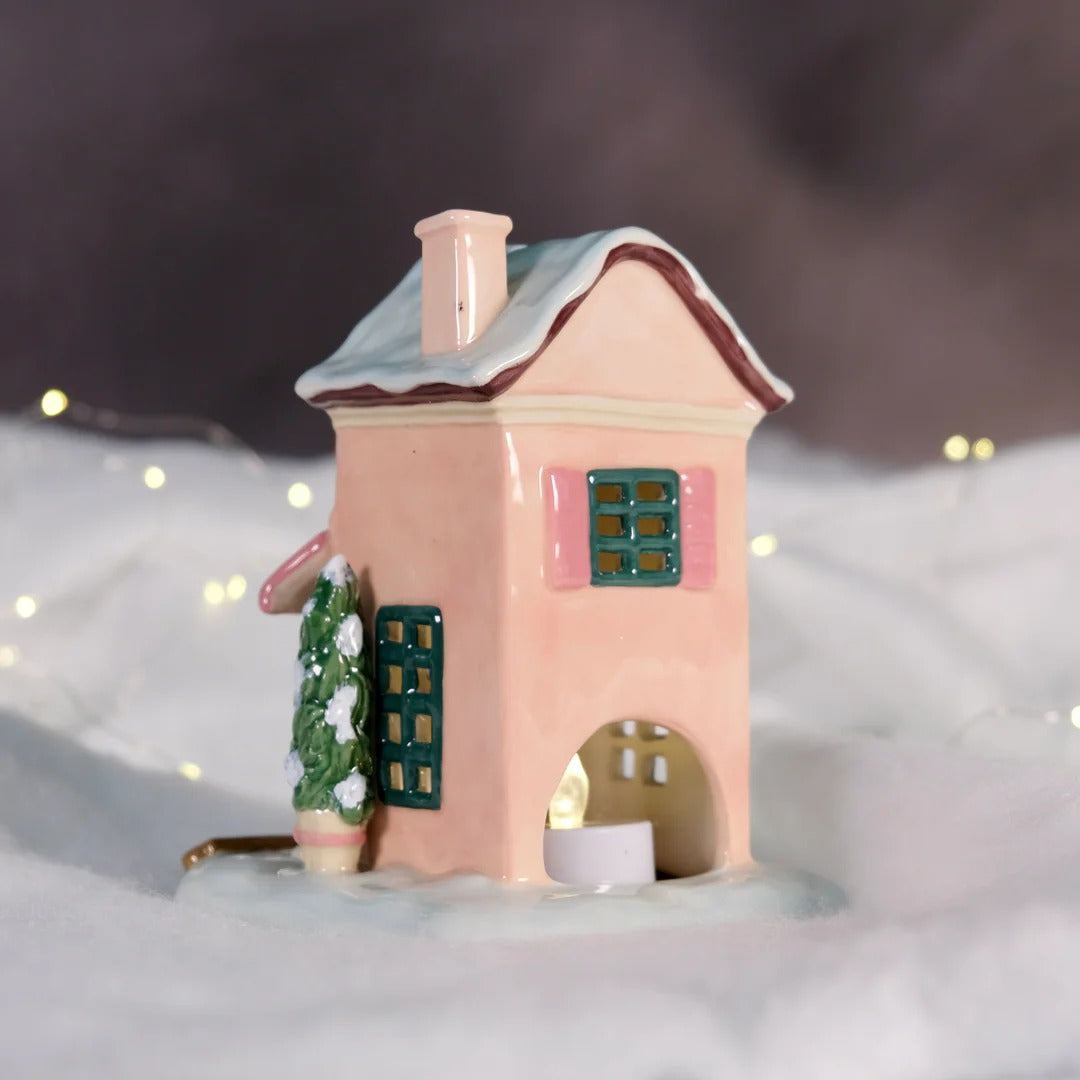 My Melody's Merry Market Ceramic Candle House Home Goods Blue Sky Clayworks