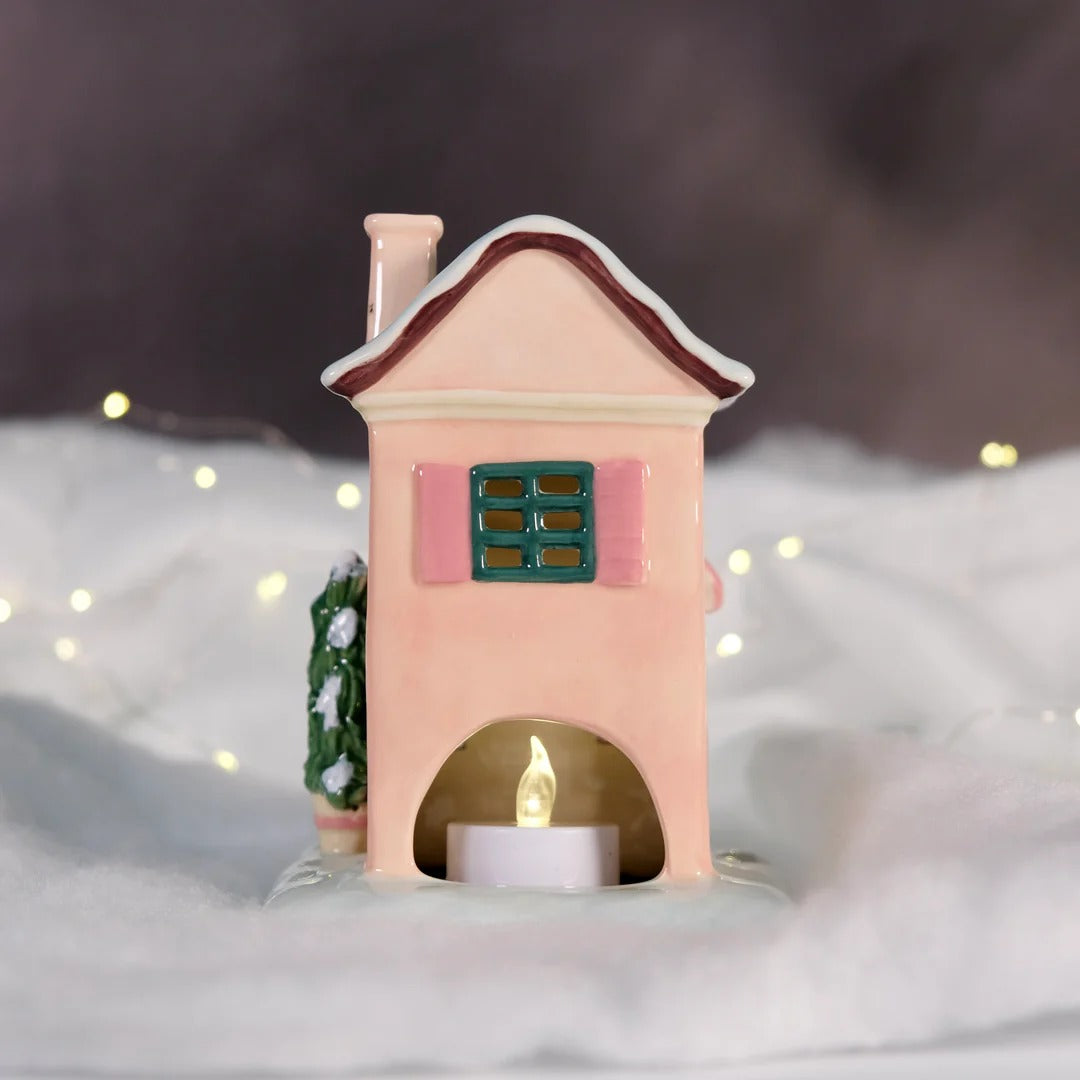 My Melody's Merry Market Ceramic Candle House Home Goods Blue Sky Clayworks