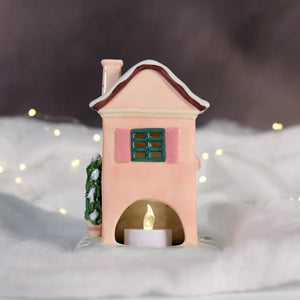 My Melody's Merry Market Ceramic Candle House Home Goods Blue Sky Clayworks