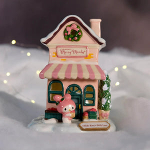 My Melody's Merry Market Ceramic Candle House Home Goods Blue Sky Clayworks