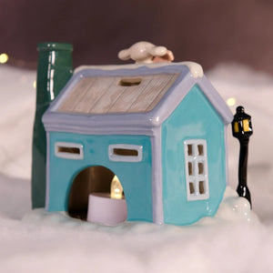 Cinnamoroll's Sweet Shoppe Ceramic Candle House Home Goods Blue Sky Clayworks