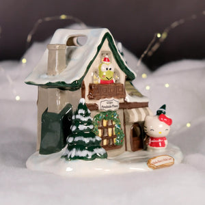 Keroppi's Pondside Pines Ceramic Candle House Home Goods Blue Sky Clayworks