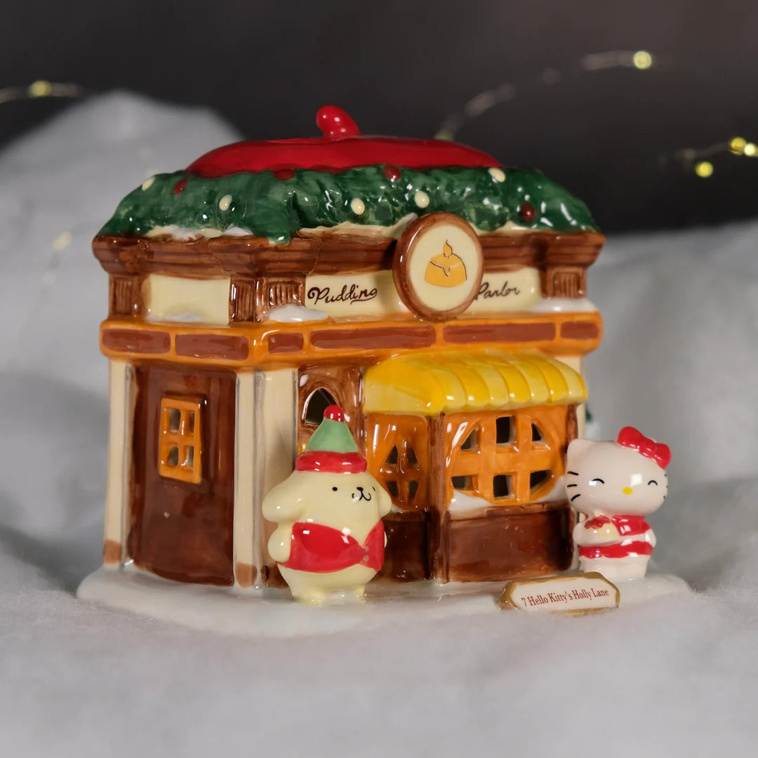 Pompompurin Pudding Parlor Ceramic Candle House Home Goods Blue Sky Clayworks