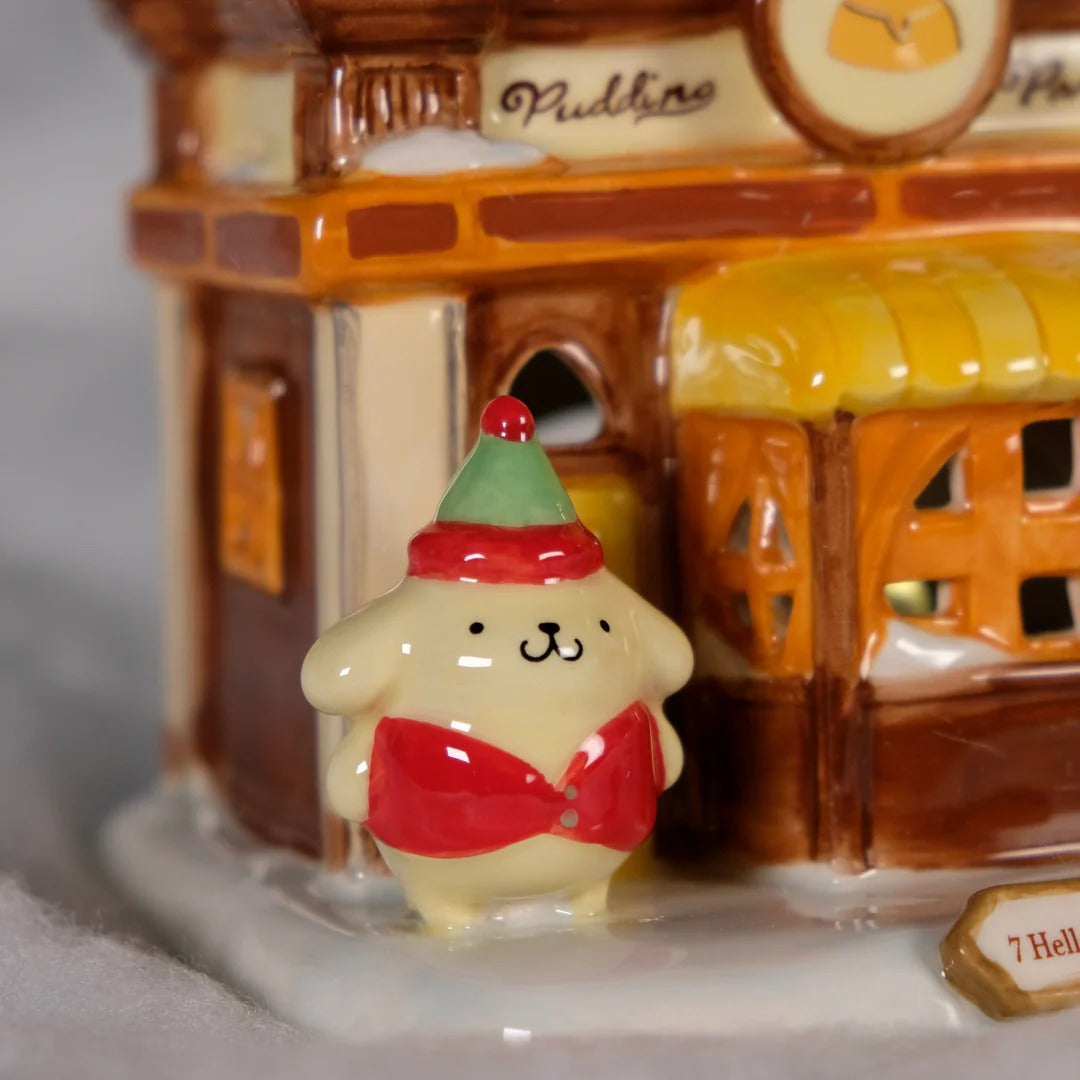 Pompompurin Pudding Parlor Ceramic Candle House Home Goods Blue Sky Clayworks