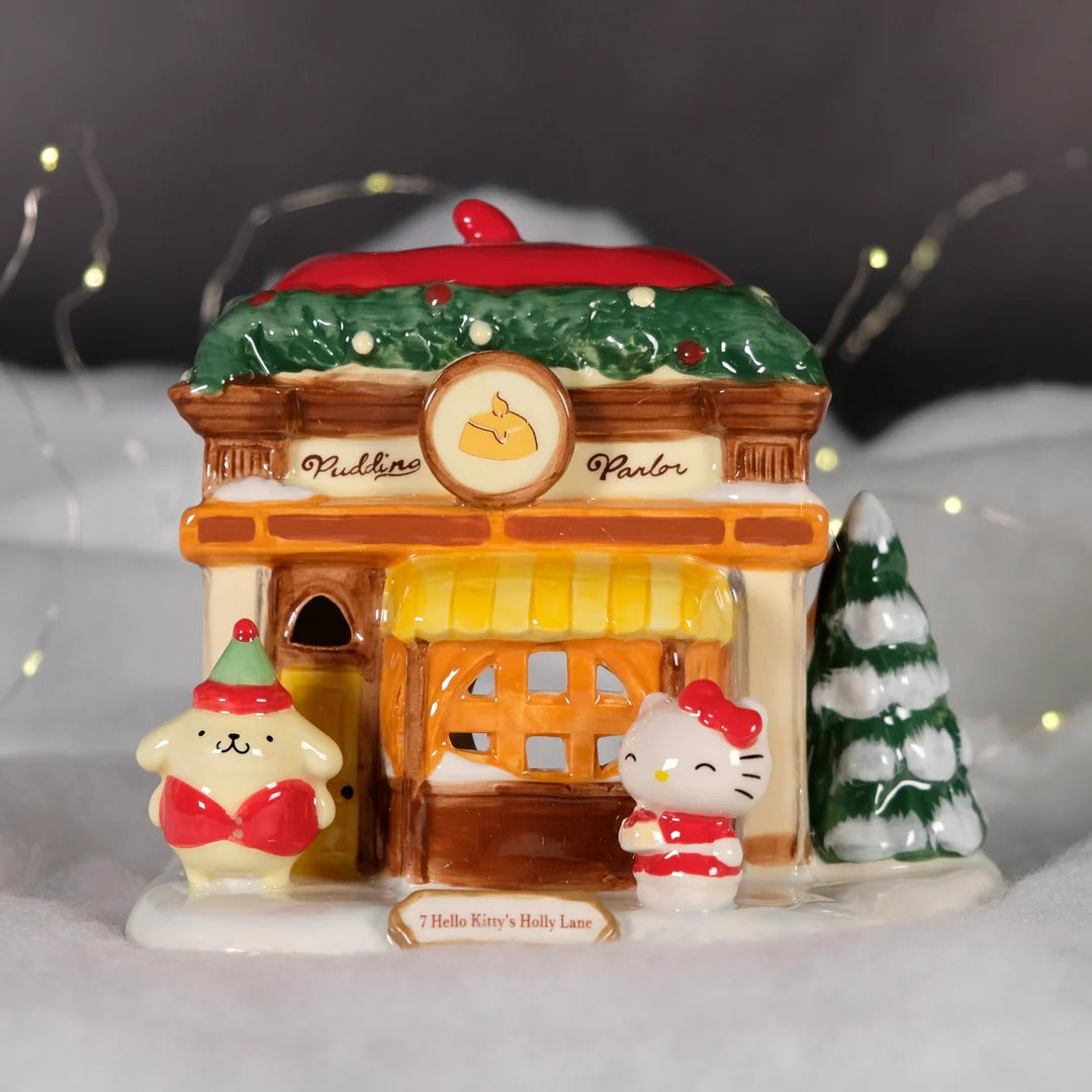 Pompompurin Pudding Parlor Ceramic Candle House Home Goods Blue Sky Clayworks