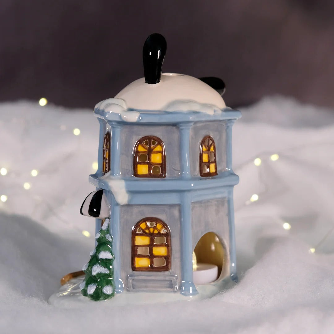 Pochacco's Post Office Ceramic Candle House Home Goods Blue Sky Clayworks