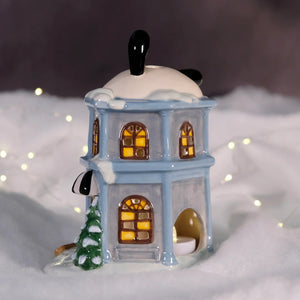 Pochacco's Post Office Ceramic Candle House Home Goods Blue Sky Clayworks