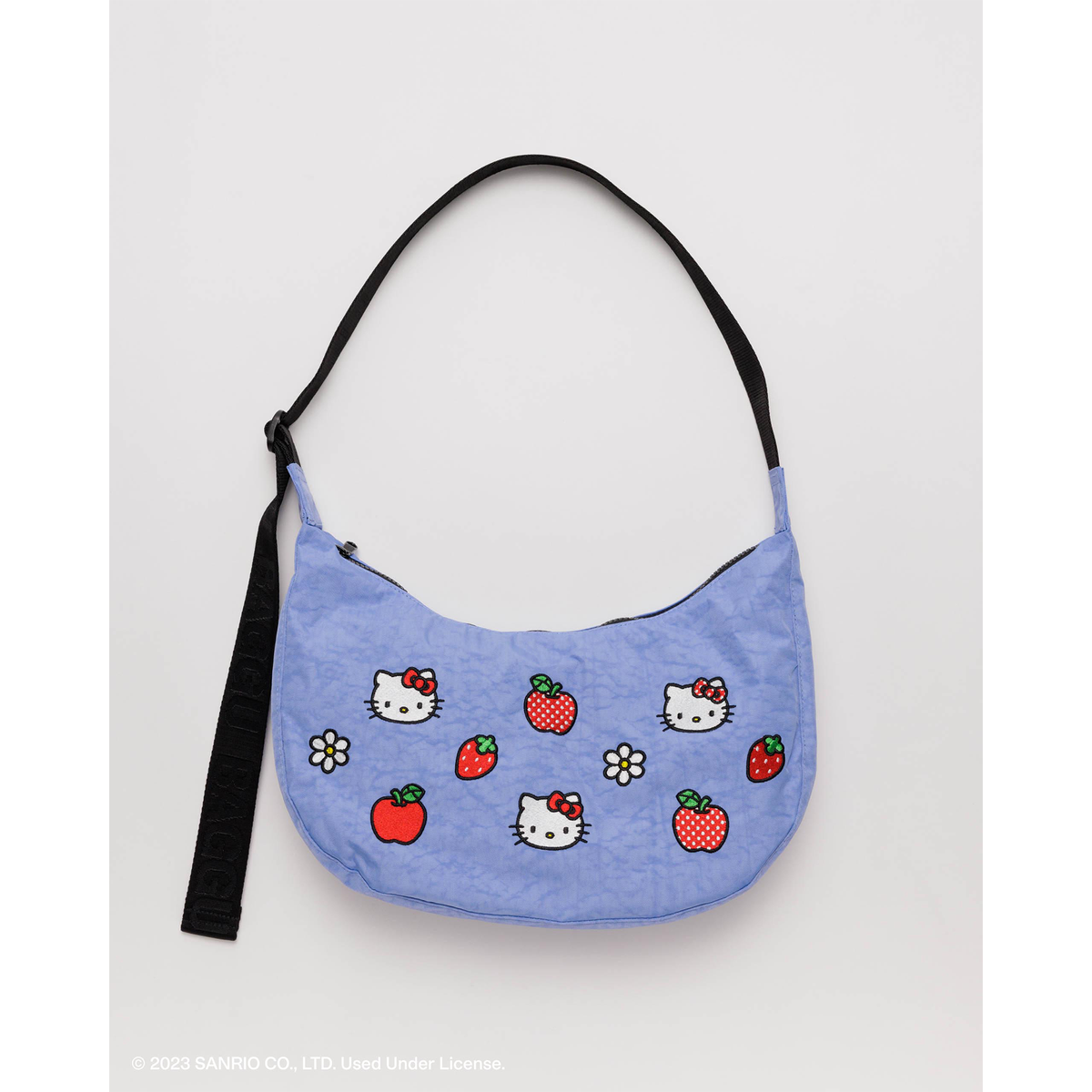 Hello Kitty x Baggu Embroidered Nylon Crescent Bag Bags Baggu Corporation   