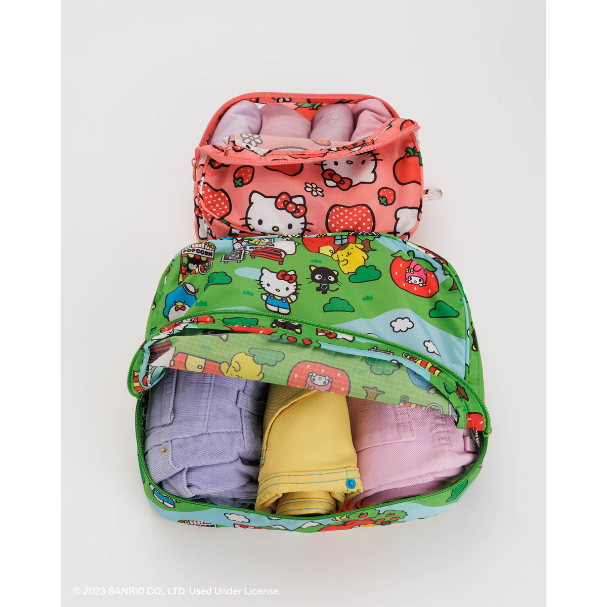 Hello Kitty and Friends x Baggu Packing Cube Set (Apples + Friends) Bags Baggu Corporation   