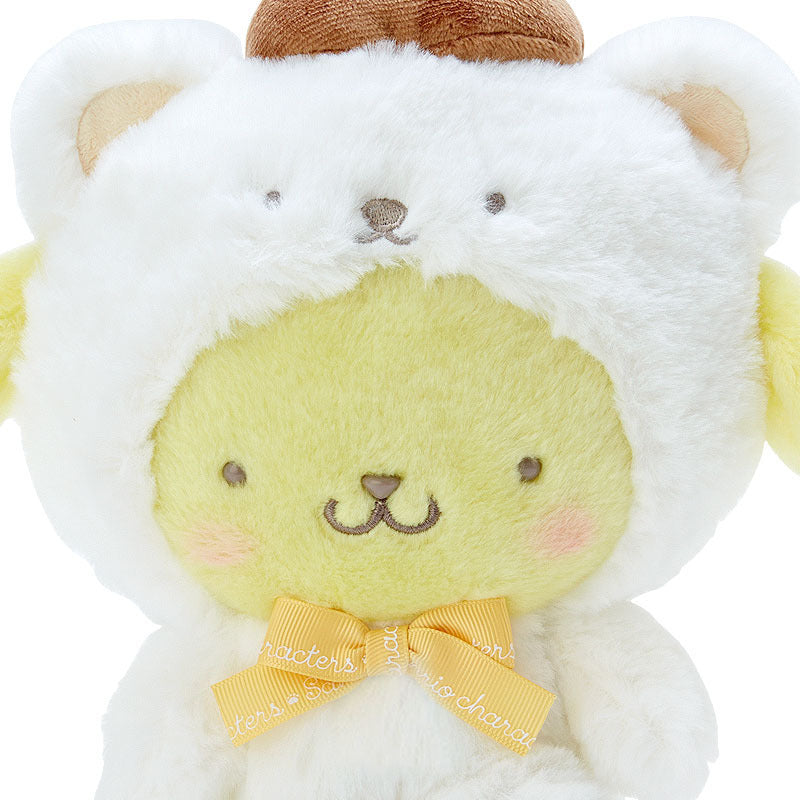 Pompompurin 8&quot; Plush (Fluffy Polar Bear Series) Plush Japan Original   