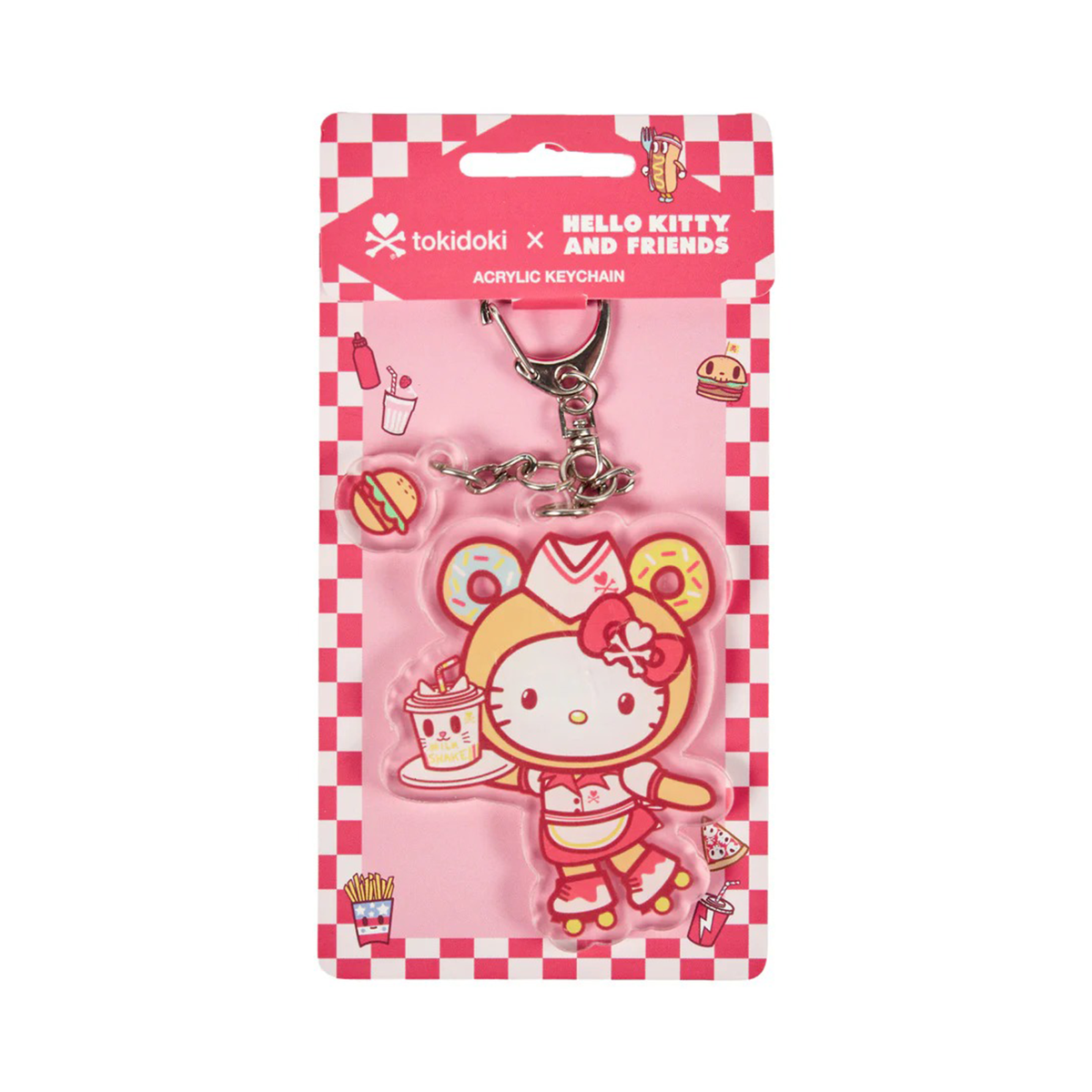 Hello Kitty x Tokidoki Drive-In Acrylic Keychain (Fast Food) Accessory TOKIDOKI