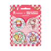 Hello Kitty and Friends x Tokidoki 4-pc Button Set (Fast Food) Accessory TOKIDOKI