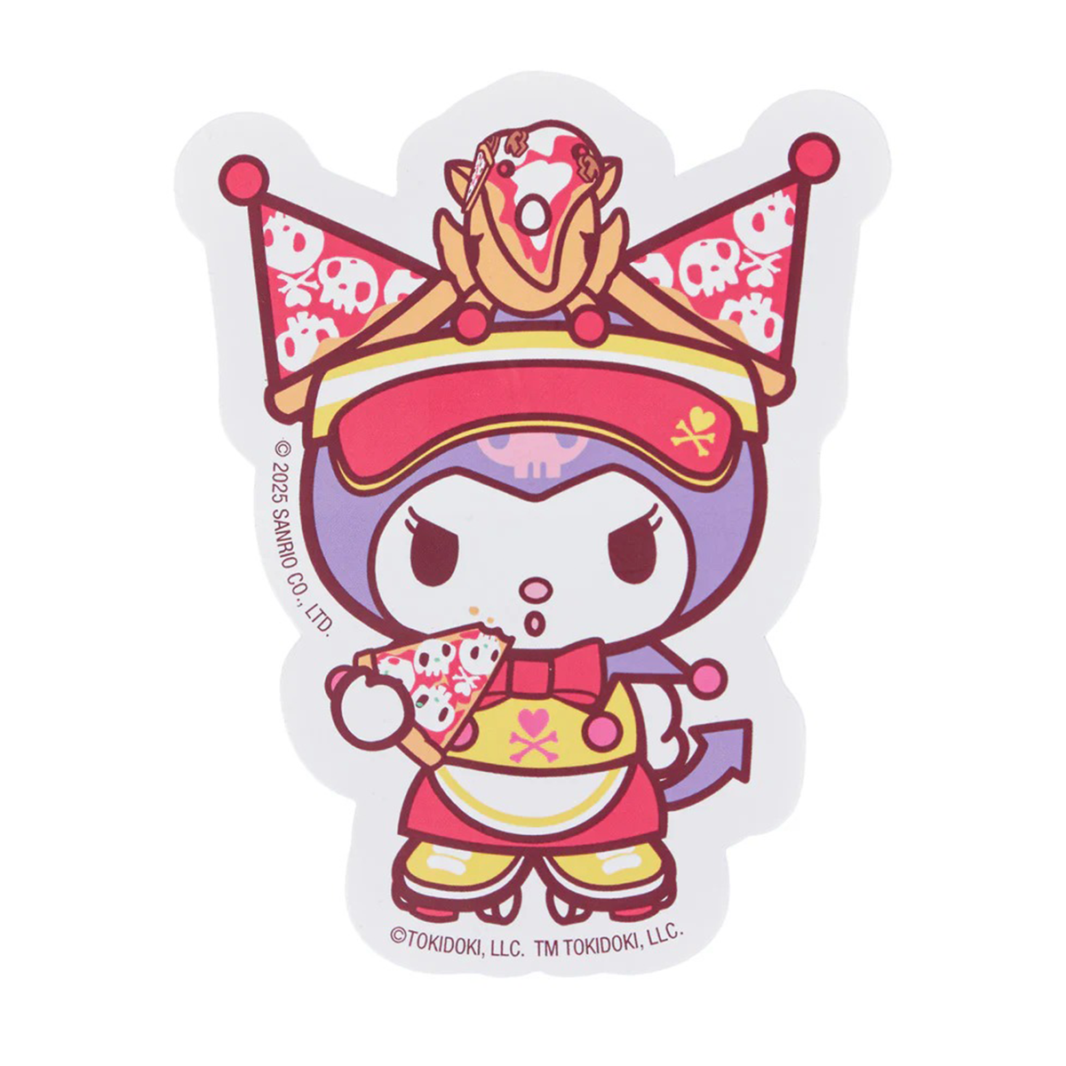 Kuromi x Tokidoki Large Sticker (Fast Food) Stationery TOKIDOKI