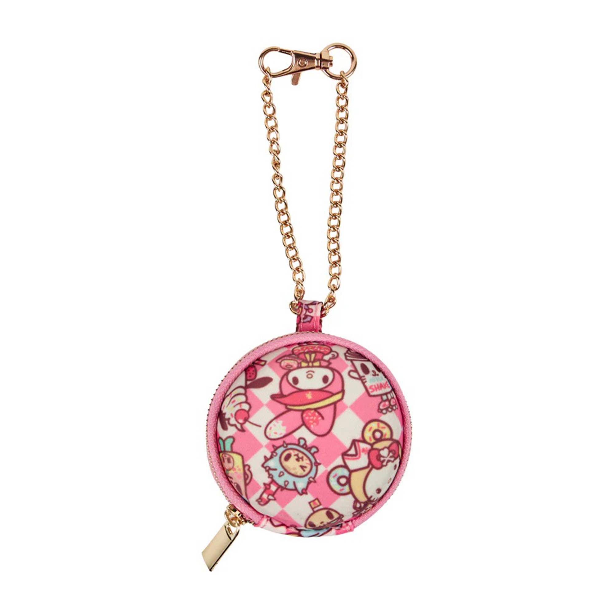 CHECK&STRIPE 希少！リバティソーイングケース Dora あずきミルク Hello Kitty and Friends x Tokidoki Mini Zip Bag Charm (Fast Food)