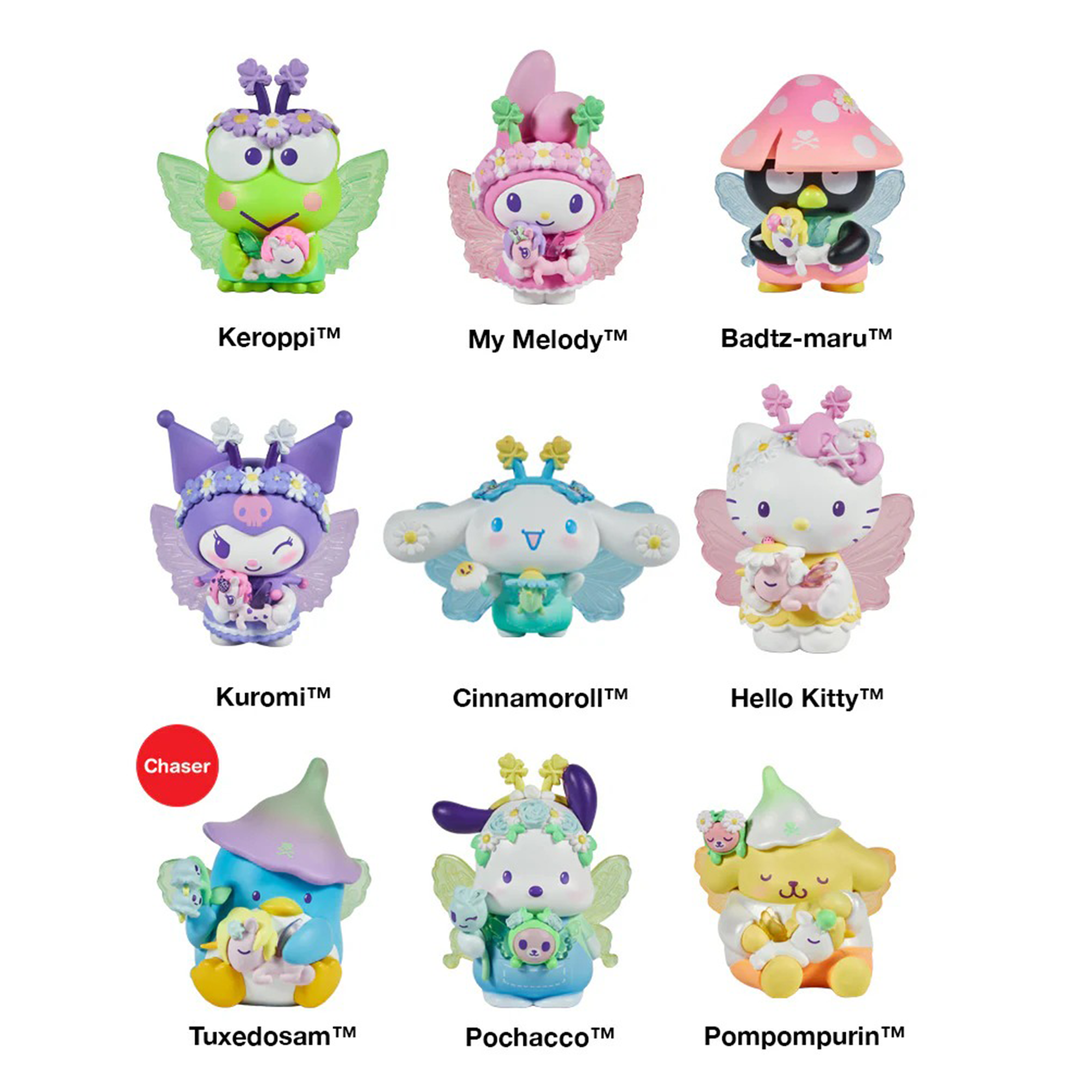 Hello Kitty and Friends x Tokidoki Blind Box Figurine (Butterfly Garde