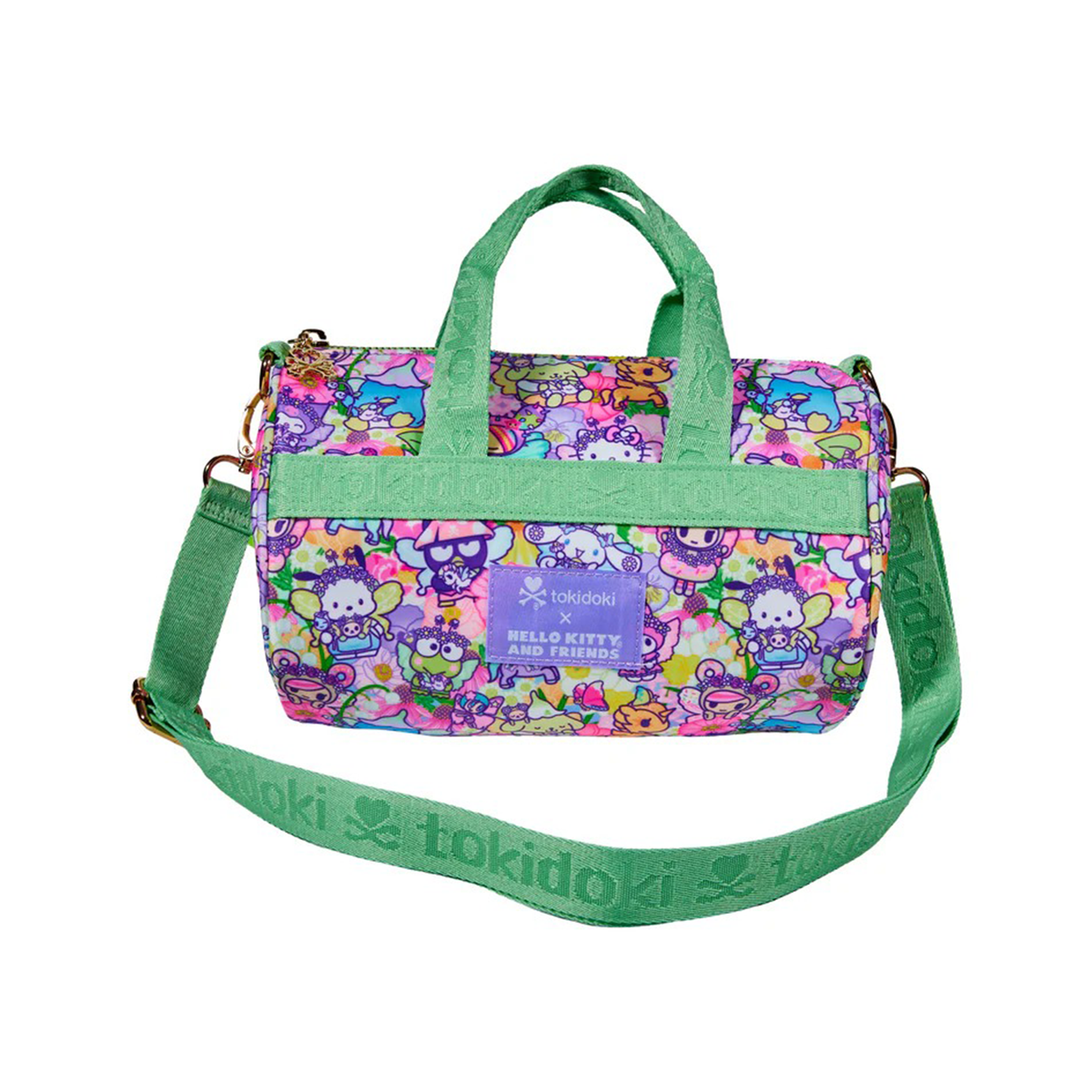 Hello Kitty and Friends x Tokidoki Mini Duffle Bag (Butterfly Garden) Bags TOKIDOKI