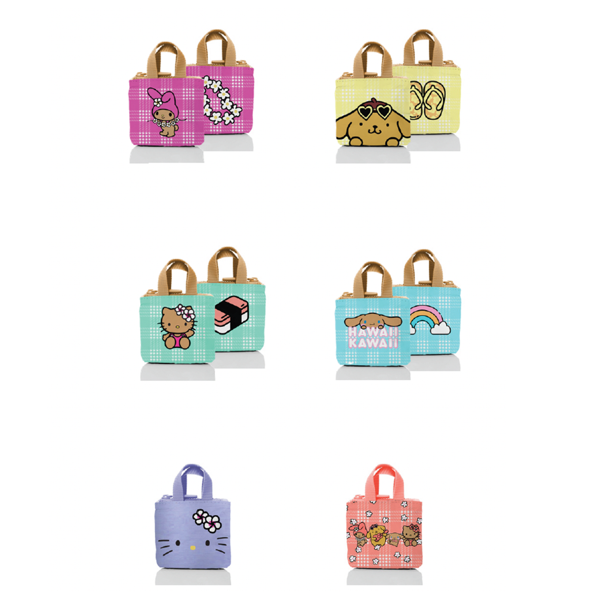 Hello Kitty and Friends x Aloha Collection Mystery Tiny Tripper Blind Box (Sun Kissed Friends) Accessory Aloha Collection Inc