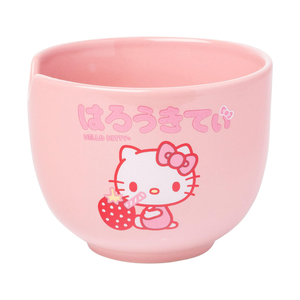 Hello Kitty Ceramic Ramen Bowl and Chopstick Set (Strawberry Milk) Home Goods Silver Buffalo LLC   