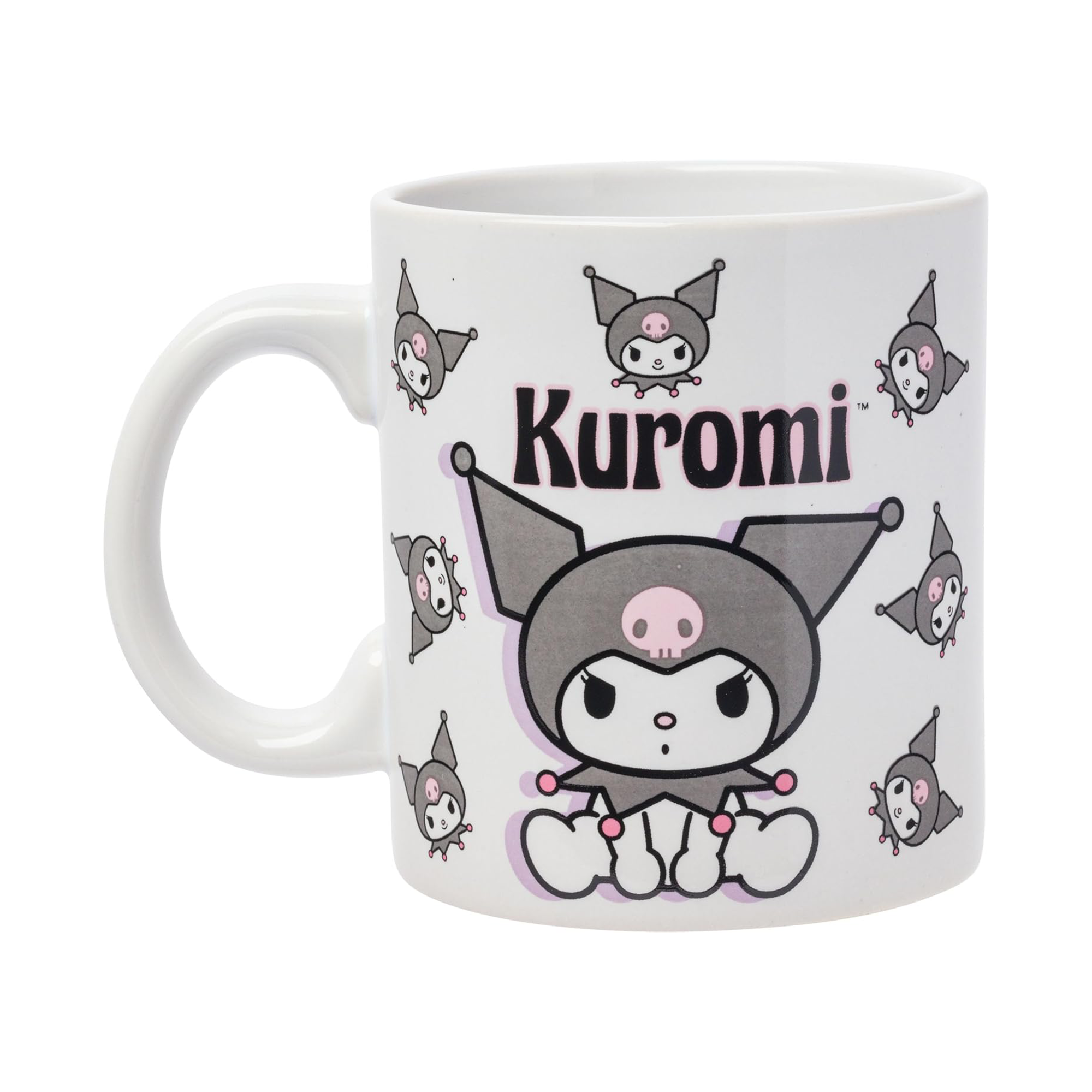 Kuromi All-Over Print Ceramic Mug (Poses) Home Goods Silver Buffalo LLC   