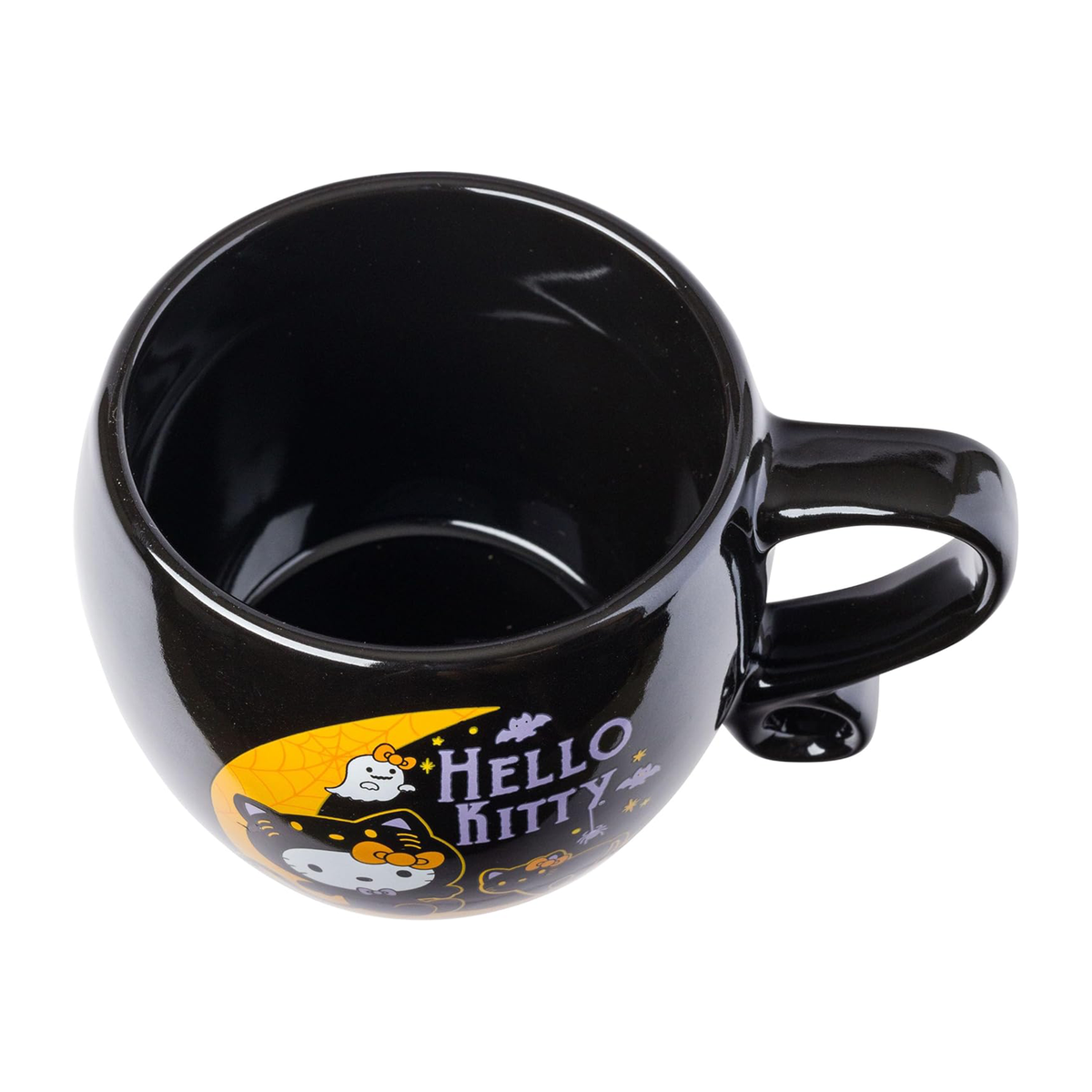 Hello Kitty Ceramic Mug (Halloween Black Cat) Seasonal Silver Buffalo