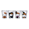 Hello Kitty Mini Glass 4-Piece Set (Halloween Costume) Seasonal Silver Buffalo