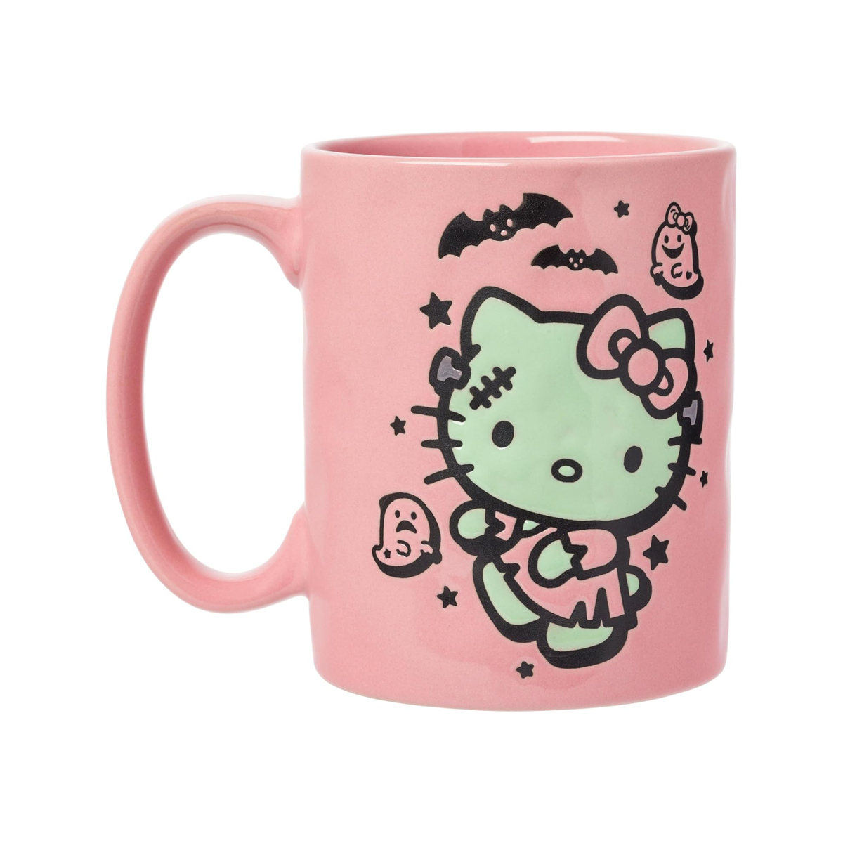 ♡muguetᵕ̈♡  Hello Kitty Ceramic Mug (Halloween Frankenkitty)