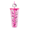 Hello Kitty 24oz Bows & Dots Travel Tumbler Home Goods Silver Buffalo