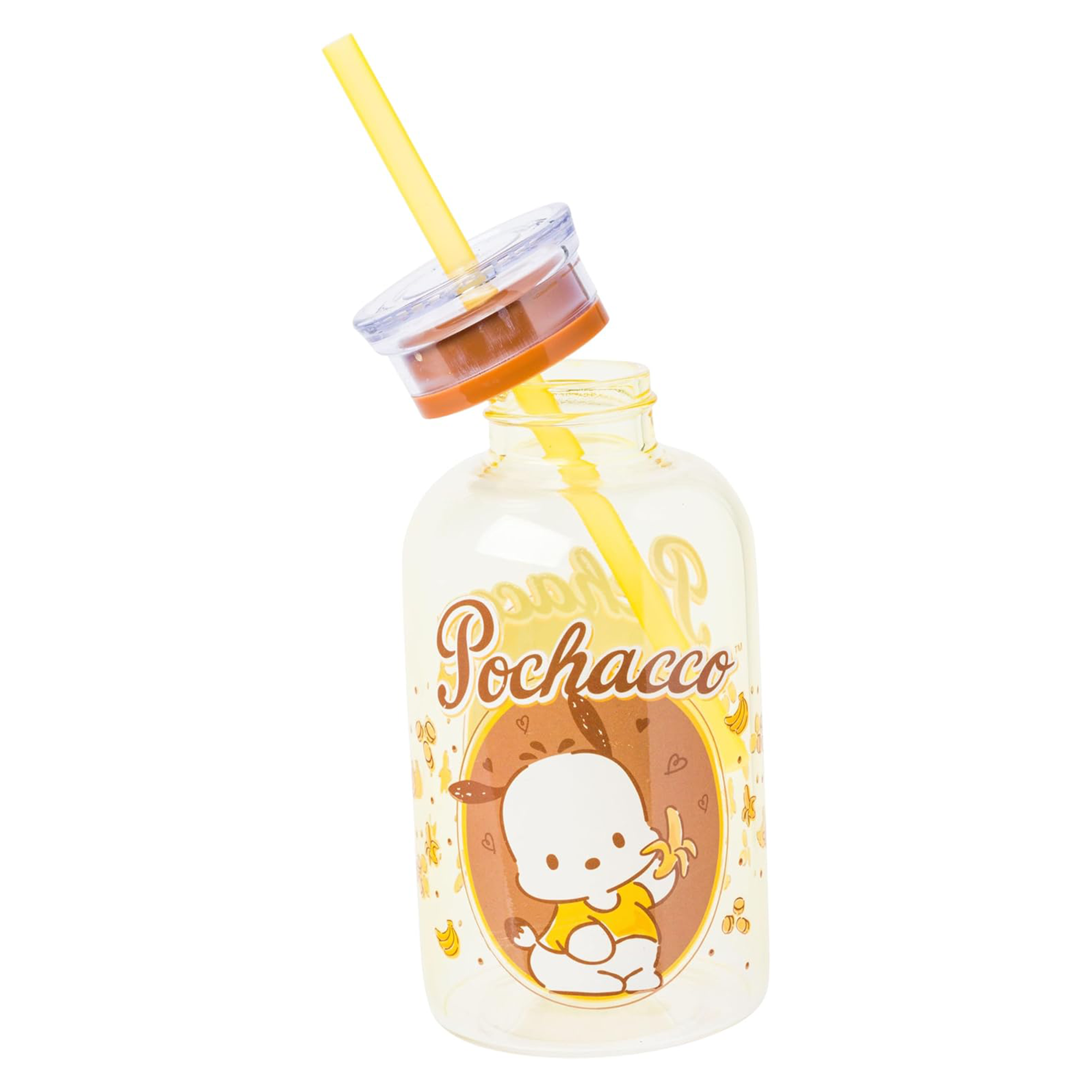 Pochacco 15oz Mini Milk Bottle Glass Tumbler Home Goods Silver Buffalo