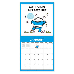 Mr Men Little Miss x Studio Oh! 2026 Wall Calendar Sales Prom Studio Oh