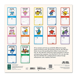 Mr Men Little Miss x Studio Oh! 2026 Wall Calendar Sales Prom Studio Oh